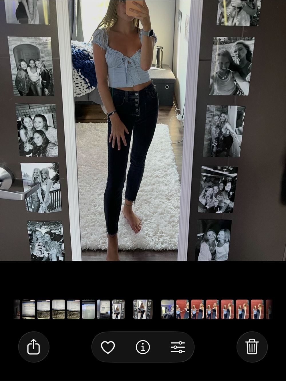 Abercrombie & Fitch Black High-Rise Skinny Jeans